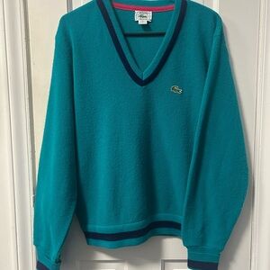 Lacoste Vintage V-Neck Sweater